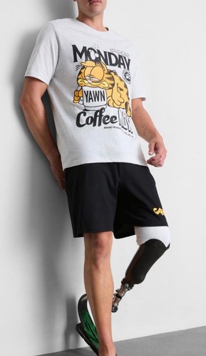 Mens garfield shorts tee - mens,