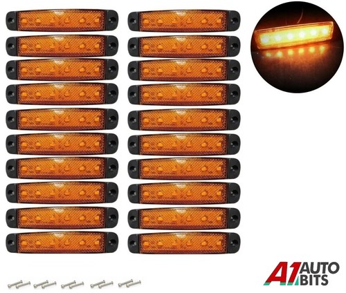 20x orange amber 12v 24v - orange,