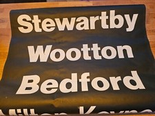 Vintage Bus Destination Blind