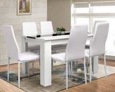 Wooden Dining Table and Chairs
