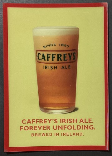 Caffrey irish ale - ale, ad