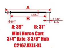 New Mini Size Horse Cart Extra