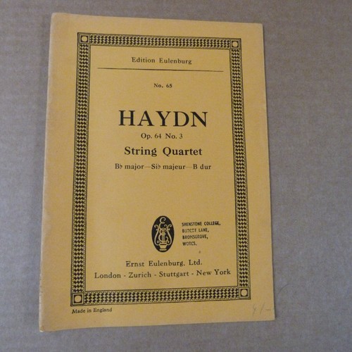 Mini pocket score - mini, haydn