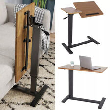 Medical Overbed Bedside Table Adjustable Height with Wheels Hospital & Home Use