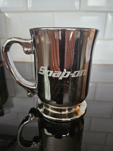 Snap silvered glass tankard - on,