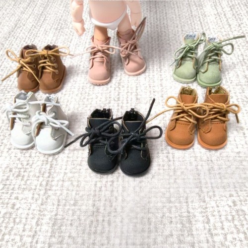 Leather material doll shoes - material,