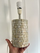 Mother Of Pearl Shell Mosaic Lamp Vase