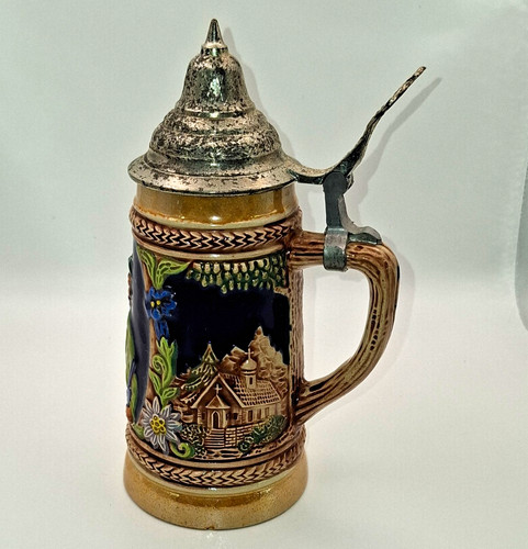 Gerz ceramic beer stein - gerz,