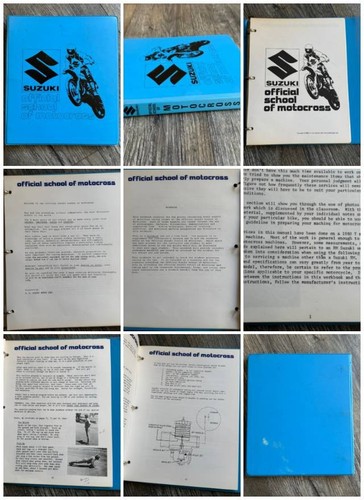 Vintage motocross suzuki - motocross,