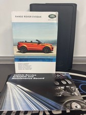 RANGE ROVER EVOQUE CONVERTIBLE OWNERS PACK / HANDBOOK / MANUAL 2015-2018 (2016)