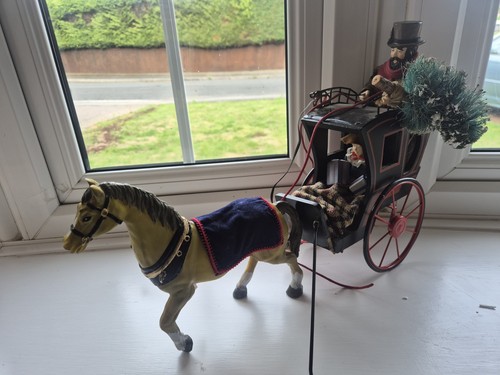 Vintage christmas carriage and - carriage,