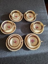 RARE VINTAGE COBALT BLUE PARAGON TEACUP AND SAUCER