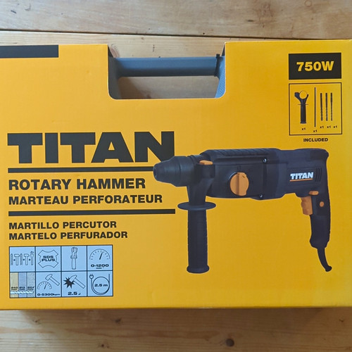 Titan rotary hammer drill 750w - hammer,