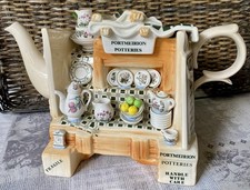 Portmeirion Potteries Vintage Botanical Garden China Stall Teapot large