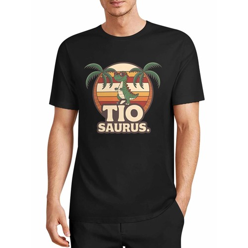 Men shirt with tio saurus - t-shirt,