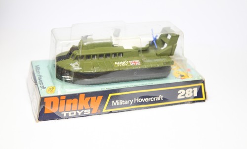 Dinky 281 military hovercraft - dinky,