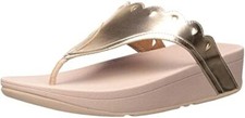 FITFLOP SIZE 7 41 ESTHER FLORET ROSE GOLD TOE POST TONING FLIP FLOPS BNWB