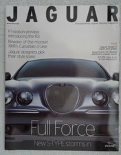 Jaguar Magazine Spring 2002 -S-Type R,X-Type 2.0 V6, X-Type Road Trip,XKR Canada
