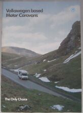 1994 Volkswagen based Motor Caravans / Campervans Brochure