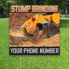 STUMP GRINDING Yard Signs |