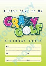 #67 CRAZY GOLF Pack of 10 kids