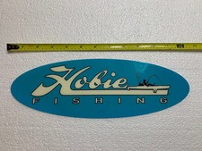 HOBIE 12" Fishing Decal BLUE