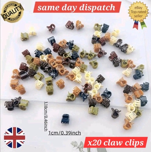 20pcs mini hair claw - hair, clips