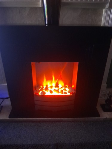 Fire effect electric - fire,