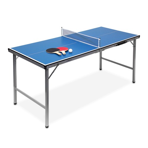 Folding ping pong table