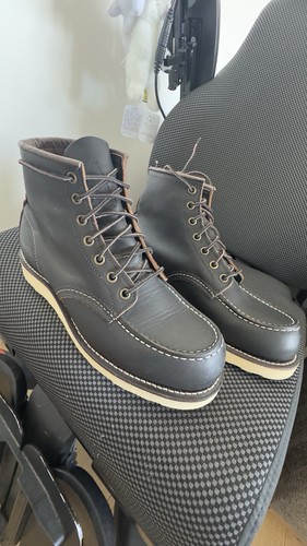 Red wing moc toe - red, uk