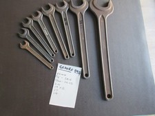 GEDORE DIN 894 METRIC & SAE INDUSTRIAL SINGLE ENDED SPANNERS GERMANY  JOB LOT