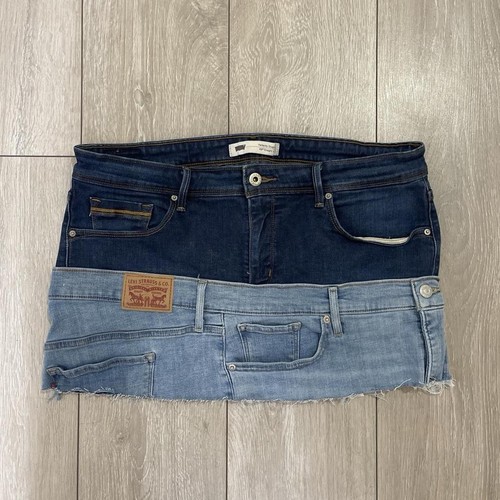Y2k levi denim micro mini - levi's,