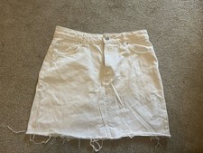 Woman’s White Denim Skirt. Denim Co, Size 12
