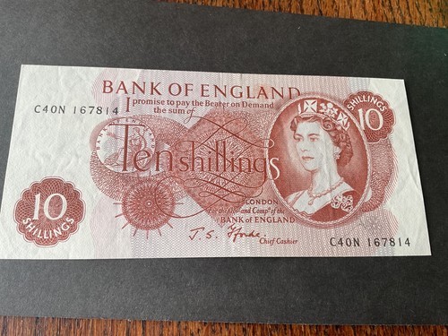 Bank england shilling - of, 10/-