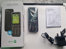 NEW Doro 5516 Black 3G Feature