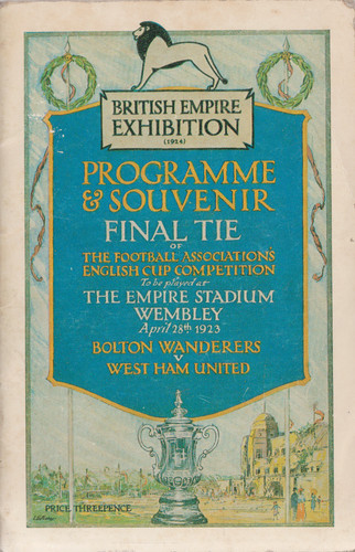Cup final programme - cup,