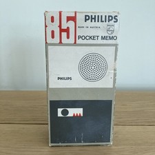 Vintage PHILIPS Pocket Memo LFH 0085 / 15 Made in Austria Boxed Tested Working