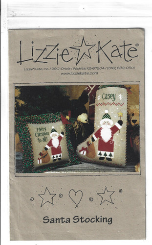 Lizzie kate santa stocking - lizzie,