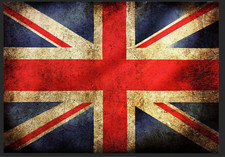 Union jack retro - union, metal