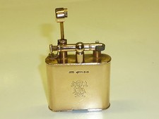 DUNHILL "UNIQUE" LIGHTER - SOLID 9 CARAT / 375 GOLD - PAT. 143752 - ENGLAND - RARE