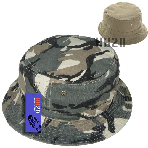 Bush hat camouflage - hat, reversible