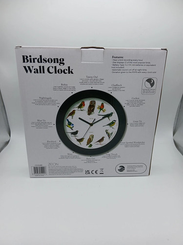 Zeon birdsong wall clock - zeon,