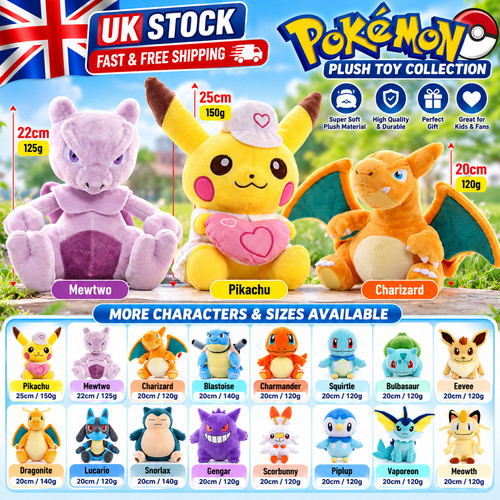 Pokemon plush toy 30cm - toy, soft