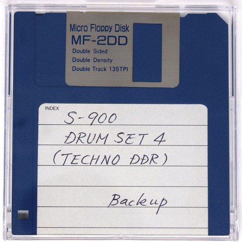 900 drum set techno - set, ddr