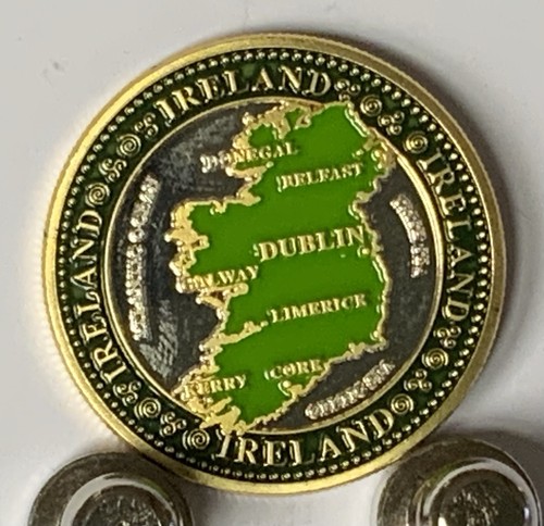 Irish medal featuring places - irish,
