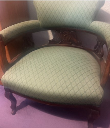 Victorian nursing chair - victorian,