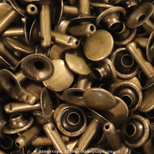Single cap rivets 6x5 - cap, 7x7