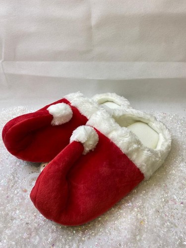 Novelty santa hat slippers - hat,