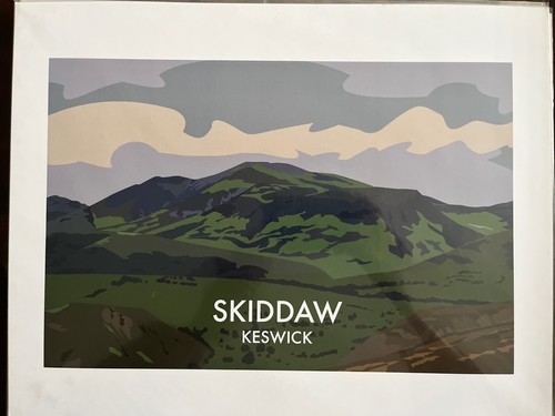 Skiddaw keswick print x - keswick,