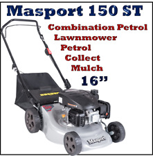 Masport 150 ST L 16" Petrol Rotary Collect & Mulch Garden Lawnmower Lawn Mower